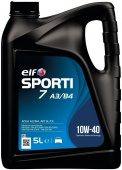 Моторное масло ELF Sporti 7 10W-40 (5 л)